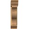 Ekena Millwork Funston Traditional Rough Sawn Bracket w/ Offset Brace, Western Red Cedar, 8"W x 30"D x 34"H BKT0806X30X34FST01RWR - alternate 4